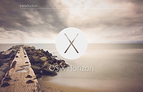 網(wǎng)站制作之OS X Horizon - Apple Design Concept