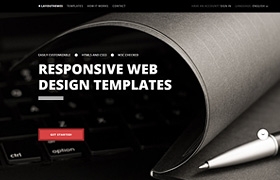 網(wǎng)址制作之簡潔類頁面設(shè)計